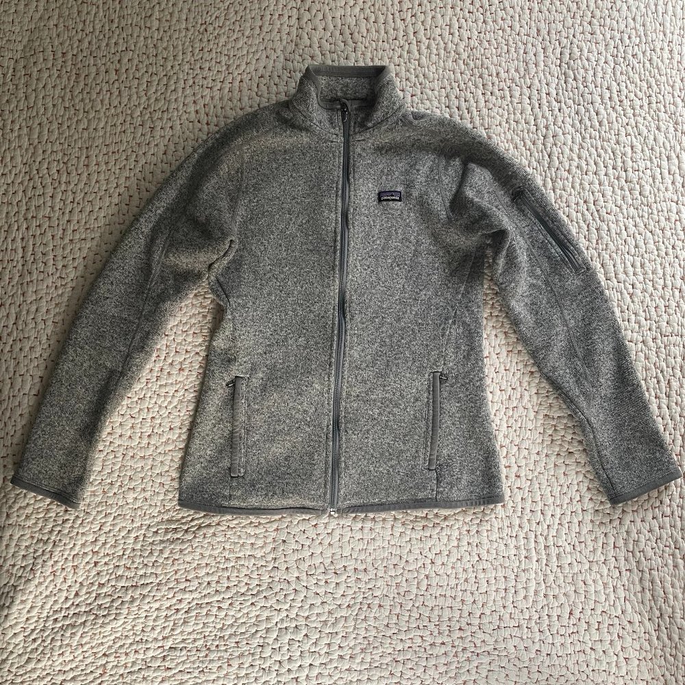 PATAGONIA W's Better Sweater Fleece Jacket - M - Birch White